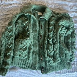 Doên Rive Cardigan Green